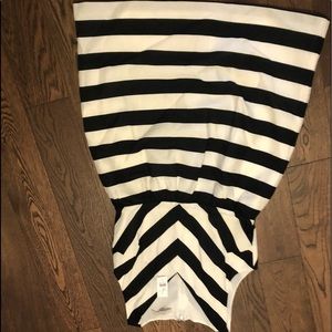 Black and white Loft dress